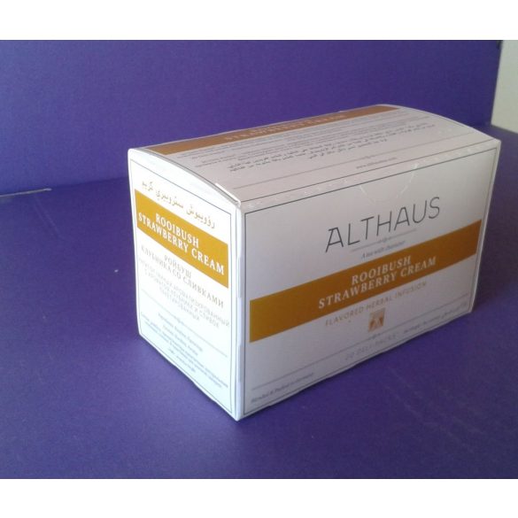 Althaus Rooibush Strawberry Cream tea 20 filter/doboz